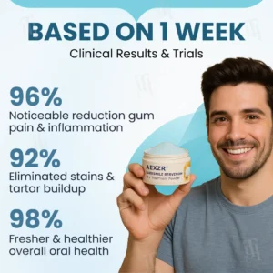 ✅ Recommended by professional dentists🦷 AEXZR® Makesmile Bee Venom Oral Treatment Powder - A one-month supply that eliminates 90% of bacteria that regular brushing can't handle🔥