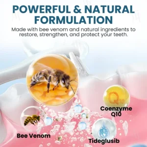 ✅ Recommended by professional dentists🦷 AEXZR® Makesmile Bee Venom Oral Treatment Powder - A one-month supply that eliminates 90% of bacteria that regular brushing can't handle🔥