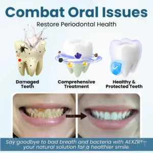 ✅ Recommended by professional dentists🦷 AEXZR® Makesmile Bee Venom Oral Treatment Powder - A one-month supply that eliminates 90% of bacteria that regular brushing can't handle🔥