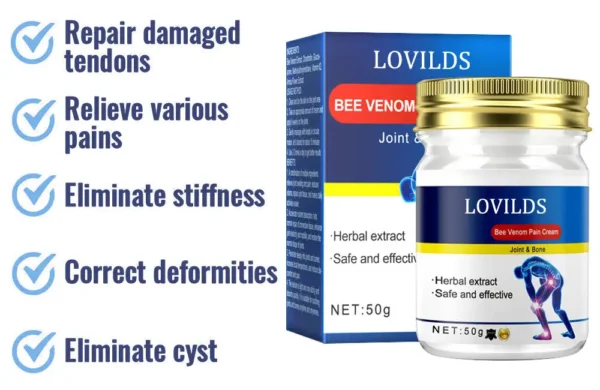 LOVILDS™ Bee Venom Joint and Bone Therapy Advanced Cream🎉Limited Time Offer🐝