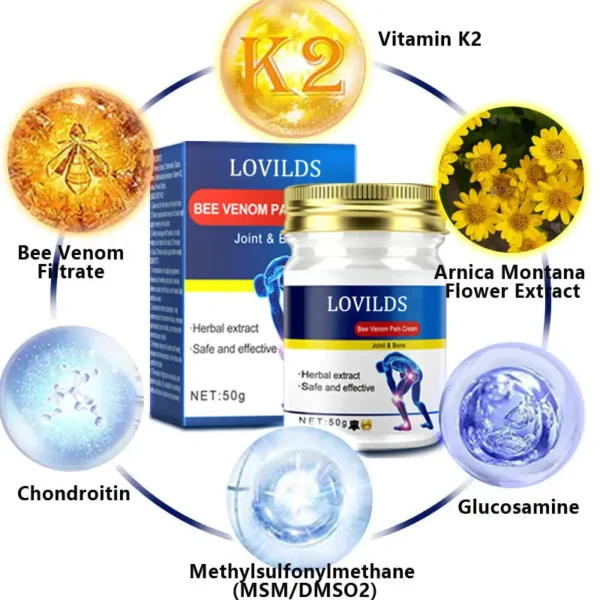 LOVILDS™ Bee Venom Joint and Bone Therapy Advanced Cream🎉Limited Time Offer🐝
