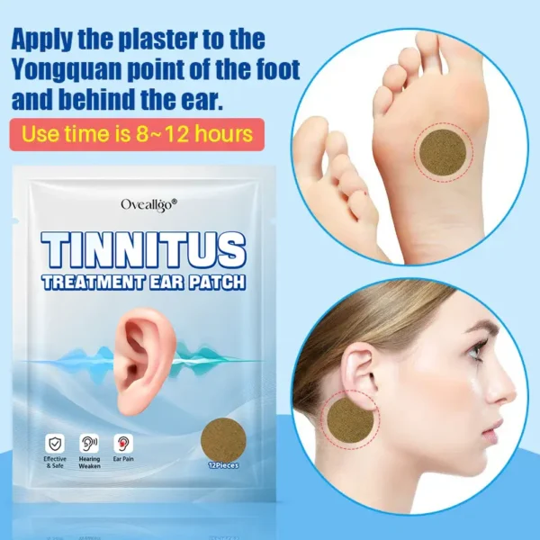 🔥Limited-Time Offer👂🏼Oveallgo® Tinnitus Treatment Ear Patch