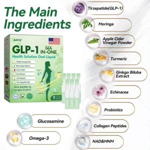 🍃Limited-time offer | 𝐀𝐀𝗙Q®🏅𝐺𝐿𝑃-𝟏 𝑺𝑰𝑿-𝑰𝑵-𝑶𝑵𝑬 𝑯𝒆𝒂𝒍𝒕𝒉 𝑺𝒐𝒍𝒖𝒕𝒊𝒐𝒏 𝑶𝒓𝒂𝒍 𝑳𝒊𝒒𝒖𝒊𝒅 (𝐉𝐮𝐬𝐭 𝐨𝐧𝐜𝐞 𝐚 𝐝𝐚𝐲, 𝐯𝐢𝐬𝐢𝐛𝐥𝐞 𝐜𝐡𝐚𝐧𝐠𝐞𝐬 𝐢𝐧 𝟕 𝐝𝐚𝐲𝐬） ✅ 𝐅𝐨𝐫 𝐨𝐛𝐞𝐬𝐢𝐭𝐲, 𝐜𝐚𝐫𝐝𝐢𝐨𝐯𝐚𝐬𝐜𝐮𝐥𝐚𝐫 𝐡𝐞𝐚𝐥𝐭𝐡, 𝐝𝐢𝐚𝐛𝐞𝐭𝐞𝐬, 𝐬𝐥𝐞𝐞𝐩 𝐚𝐩𝐧𝐞𝐚, 𝐆𝐮𝐭 𝐇𝐞𝐚𝐥𝐭𝐡, 𝐣𝐨𝐢𝐧𝐭 𝐢𝐬𝐬𝐮𝐞𝐬, 𝐚𝐧𝐝 𝐦𝐨𝐫𝐞