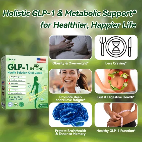 🍃Limited-time offer | 𝐀𝐀𝗙Q®🏅𝐺𝐿𝑃-𝟏 𝑺𝑰𝑿-𝑰𝑵-𝑶𝑵𝑬 𝑯𝒆𝒂𝒍𝒕𝒉 𝑺𝒐𝒍𝒖𝒕𝒊𝒐𝒏 𝑶𝒓𝒂𝒍 𝑳𝒊𝒒𝒖𝒊𝒅 (𝐉𝐮𝐬𝐭 𝐨𝐧𝐜𝐞 𝐚 𝐝𝐚𝐲, 𝐯𝐢𝐬𝐢𝐛𝐥𝐞 𝐜𝐡𝐚𝐧𝐠𝐞𝐬 𝐢𝐧 𝟕 𝐝𝐚𝐲𝐬） ✅ 𝐅𝐨𝐫 𝐨𝐛𝐞𝐬𝐢𝐭𝐲, 𝐜𝐚𝐫𝐝𝐢𝐨𝐯𝐚𝐬𝐜𝐮𝐥𝐚𝐫 𝐡𝐞𝐚𝐥𝐭𝐡, 𝐝𝐢𝐚𝐛𝐞𝐭𝐞𝐬, 𝐬𝐥𝐞𝐞𝐩 𝐚𝐩𝐧𝐞𝐚, 𝐆𝐮𝐭 𝐇𝐞𝐚𝐥𝐭𝐡, 𝐣𝐨𝐢𝐧𝐭 𝐢𝐬𝐬𝐮𝐞𝐬, 𝐚𝐧𝐝 𝐦𝐨𝐫𝐞