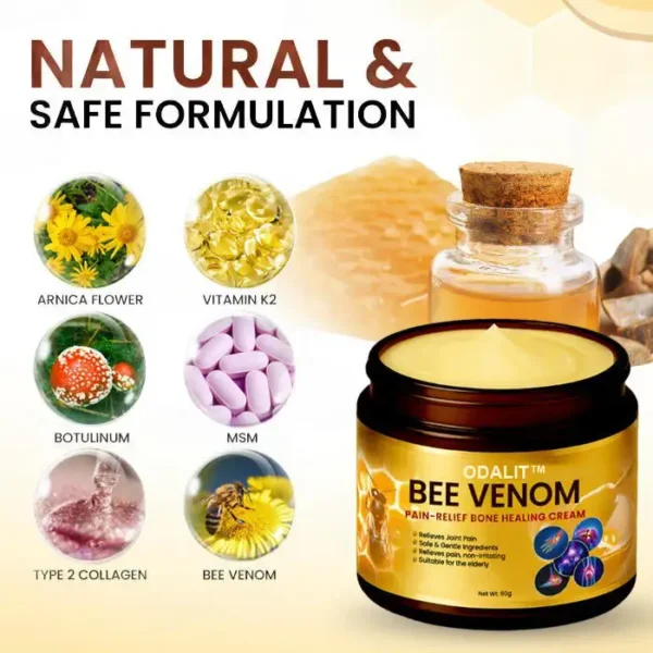 ODALIT™ Bone Healing Cream with Bee Venom for Pain Relief 🐝