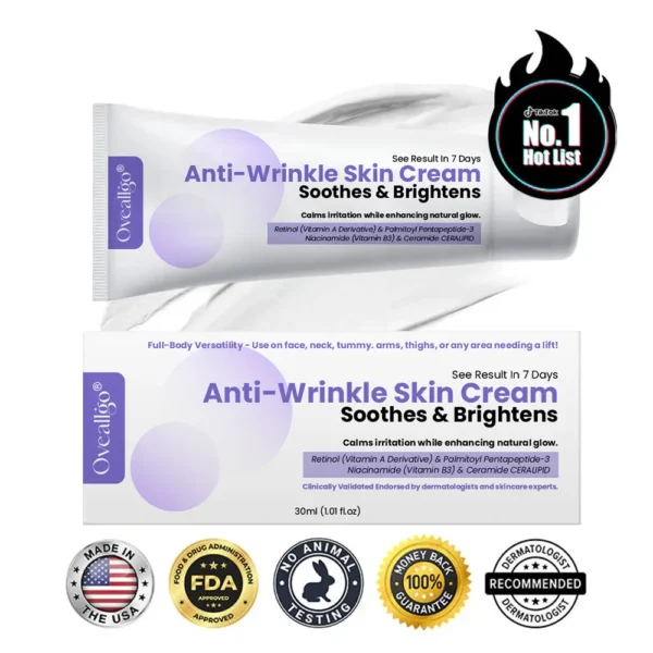 Oveallgo® Anti-Wrinkle Cream To Eliminate Wrinkles, Firm And Whiten The Skin - Last offer! 🔥90% discount
