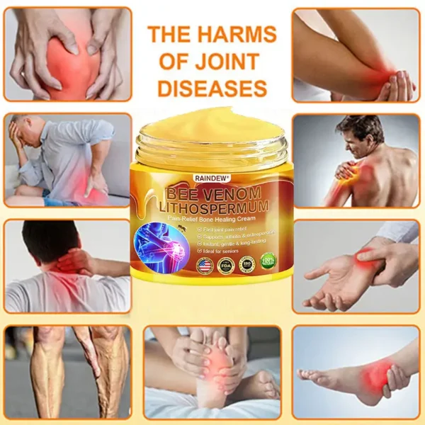 RAINDEW® BEE VENOM LITHOSPERMUM Pain-Relief Bone Healing Cream 👑👑(Specially for older adults)
