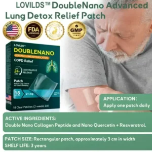 FDA Approved LOVILDS™ DoubleNano COPD Relief Patch