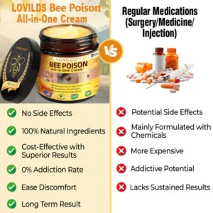 [𝐎𝐟𝐟𝐢𝐜𝐢𝐚𝐥 𝐁𝐫𝐚𝐧𝐝 𝐒𝐭𝐨𝐫𝐞] 🐝 LOVILDS™ 𝐁𝐞𝐞 Poison 𝐀𝐥𝐥-𝐢𝐧-𝐎𝐧𝐞 𝐂𝐫𝐞𝐚𝐦 (👩‍⚕️ 𝐀𝐦𝐞𝐫𝐢𝐜𝐚𝐧 𝐀𝐜𝐚𝐝𝐞𝐦𝐲 𝐨𝐟 𝐃𝐞𝐫𝐦𝐚𝐭𝐨𝐥𝐨𝐠𝐲 𝟐𝟎𝟐𝟓 𝐒𝐩𝐞𝐜𝐢𝐚𝐥𝐥𝐲 𝐑𝐞𝐜𝐨𝐦𝐦𝐞𝐧𝐝𝐞𝐝 𝐏𝐫𝐨𝐝𝐮𝐜𝐭)