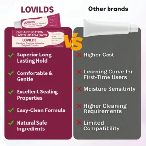 🦷 LOVILDSFirmHold Denture Adhesive — Up to 15 Days of Slip-Free Hold🦷