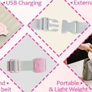 🌸Flash Sale:LOVILDS®Heating Massage Belt: Period Cramp Relief & Belly Warmer