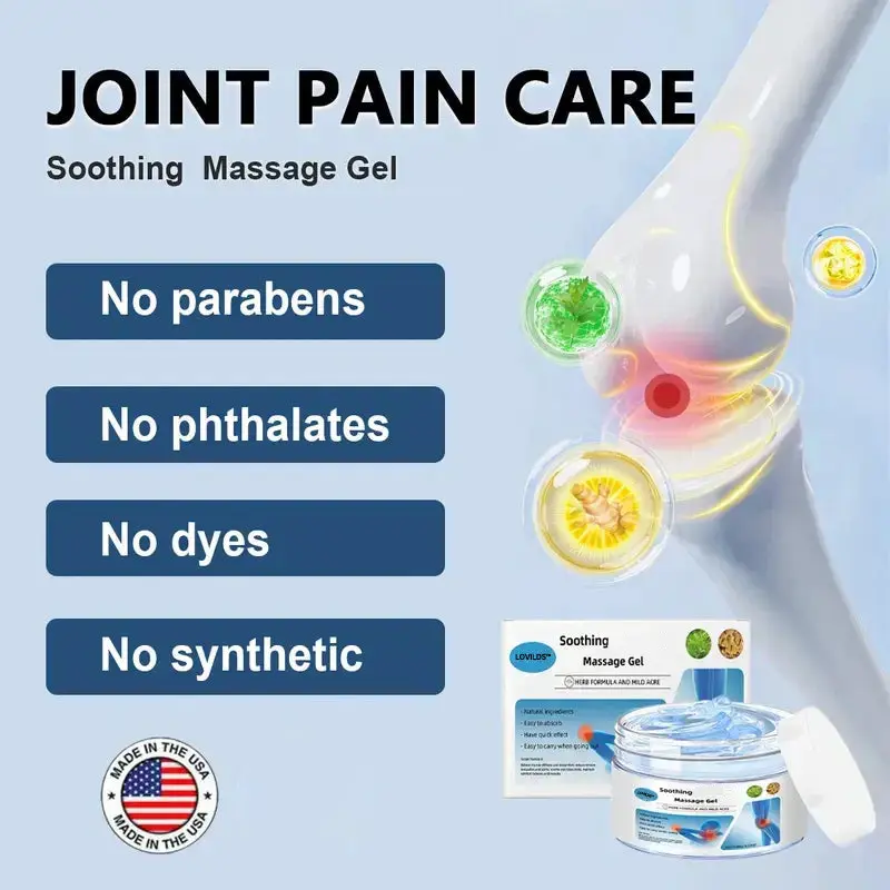 🔥Instant Relief🔥 LOVILDS™ joint Relief Gel – Natural Herbal Ointment Wellness