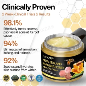 ⚡ New Year Flash Deals! 50% OFF - AEXZR® New Zealand Manuka Honey All-in-One Cream