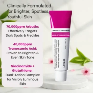 LOVILDS™ Facial Cream with 7% Arbutin + 4% Tranexamic Acid