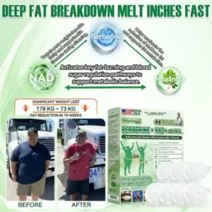 LOVILDS™ Moringa · Berberine × NAD+ 𝟏𝟎-𝐢𝐧-𝟏 𝐀𝐝𝐯𝐚𝐧𝐜𝐞𝐝 𝐍𝐚𝐧𝐨 𝐌𝐢𝐜𝐫𝐨𝐧𝐞𝐞𝐝𝐥𝐞 𝐏𝐚𝐭𝐜𝐡