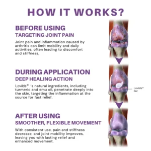 LOVILDS™ Turmeric & Emu Oil Arthritis Soothing Pain Relief Massage Gel 👨‍⚕️