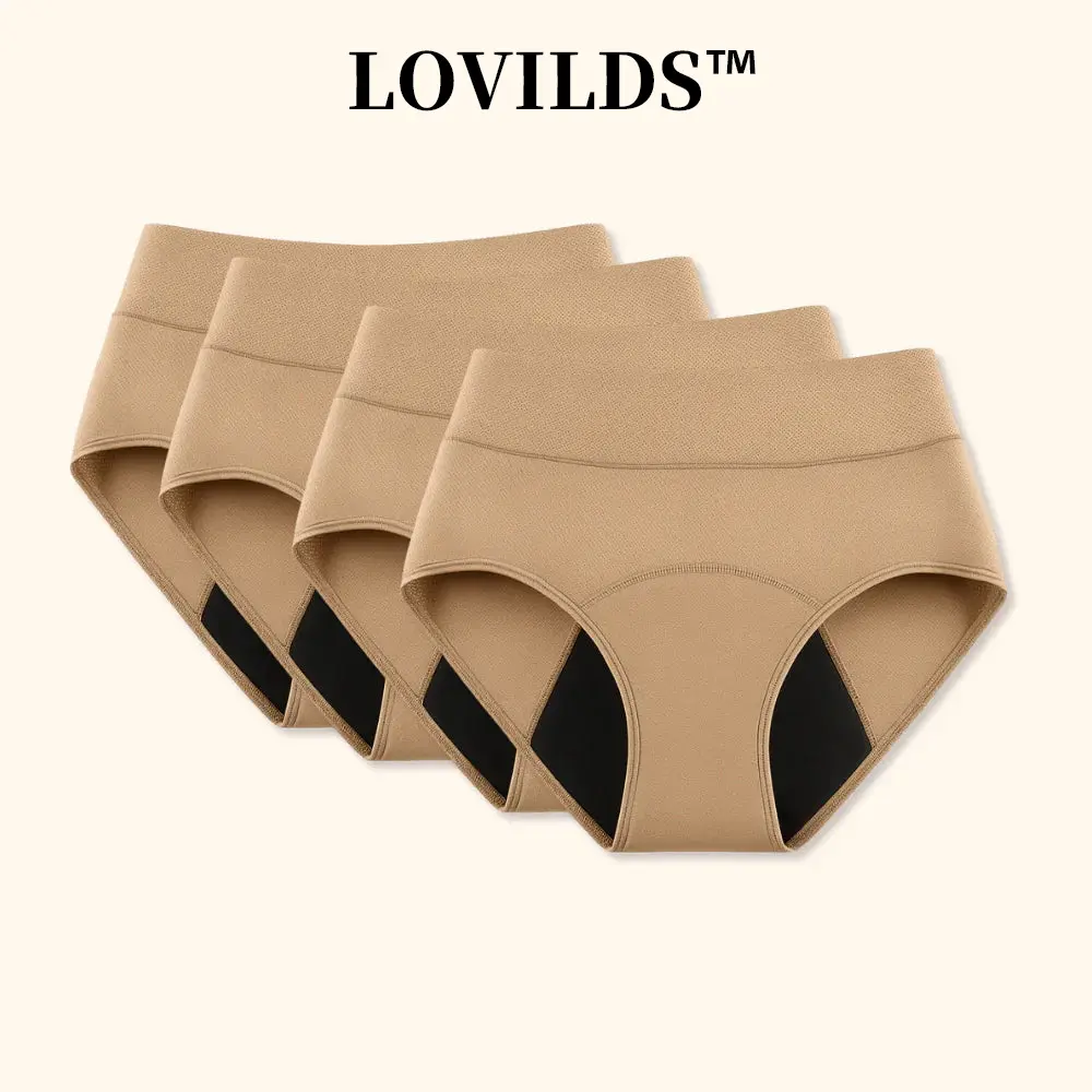 💖Last Day 50% OFF|LOVILDS™ 100% Leak-Proof Underwear 4-pack