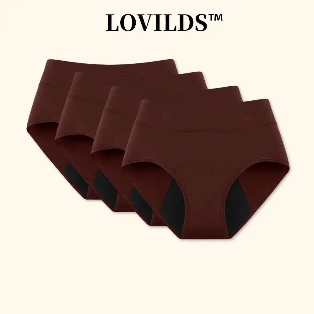 💖Last Day 50% OFF|LOVILDS™ 100% Leak-Proof Underwear 4-pack