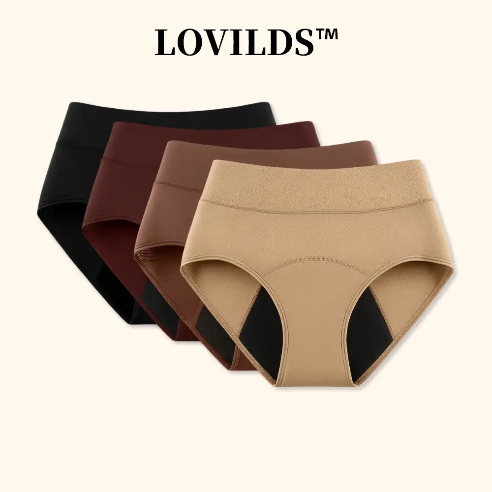💖Last Day 50% OFF|LOVILDS™ 100% Leak-Proof Underwear 4-pack