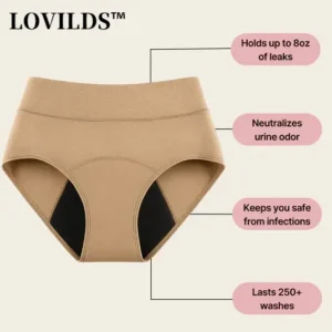 💖Last Day 50% OFF|LOVILDS™ 100% Leak-Proof Underwear 4-pack