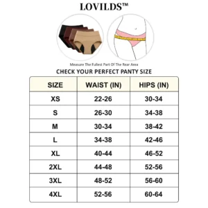 💖Last Day 50% OFF|LOVILDS™ 100% Leak-Proof Underwear 4-pack