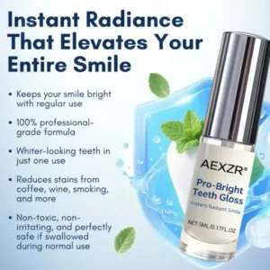 AEXZR® Pro-Bright Teeth Gloss – Instant Radiant Smile