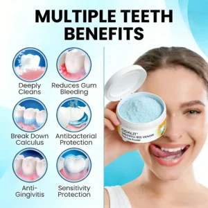 🔥Final 3 Hours: 80% OFF - 🐝ODALIT® Smilewell Bee Venom Oral Care Powder🦷