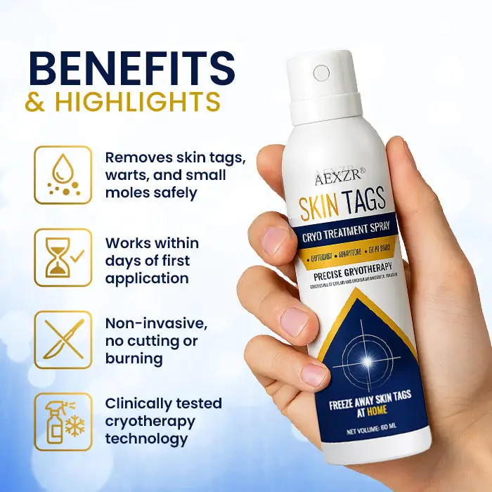🔥Warts No More - 50% OFF | AEXZR® Skin Tag Cryo Treatment Spray